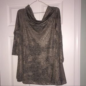 Metallic blouse